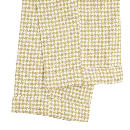 BERWICH “YRETRO LONG” リネン混コットン ノータックパンツ グリーン(oil) 48 | GUARDAROBA MILANO OFFICIAL STORE