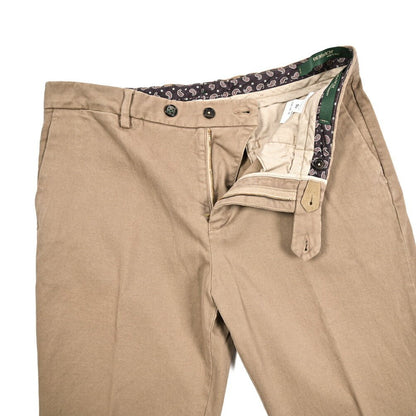 BERWICH "YRETRO LONG - GD" ストレッチコットン ノータックパンツ｜433650-48｜GUARDAROBA MILANO OFFICIAL STORE