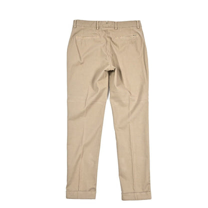 BERWICH “YRETRO LONG - GD” ストレッチコットン ノータックチノパンツ ベージュ(panna001) 48 | GUARDAROBA MILANO OFFICIAL STORE