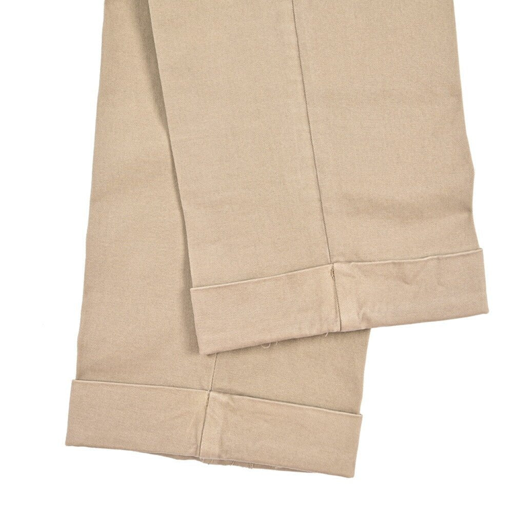 BERWICH “YRETRO LONG - GD” ストレッチコットン ノータックチノパンツ ベージュ(panna001) 48 | GUARDAROBA MILANO OFFICIAL STORE