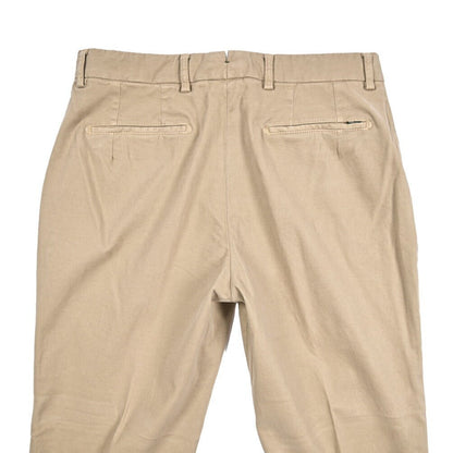 BERWICH “YRETRO LONG - GD” ストレッチコットン ノータックチノパンツ ベージュ(panna001) 48 | GUARDAROBA MILANO OFFICIAL STORE