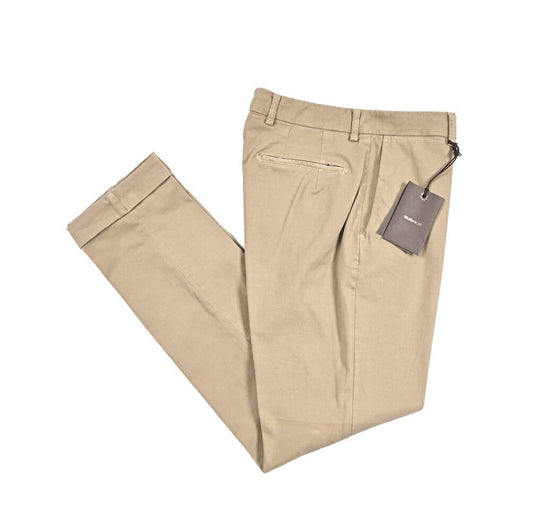 BERWICH “YRETRO LONG - GD” ストレッチコットン ノータックチノパンツ ベージュ(panna001) 48 | GUARDAROBA MILANO OFFICIAL STORE