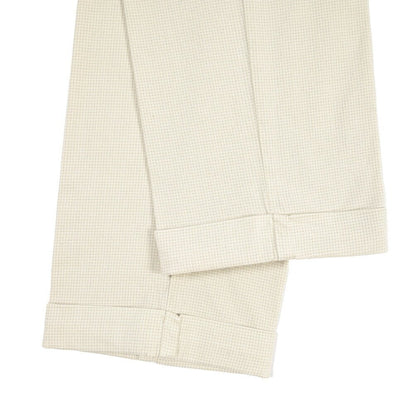 BERWICH “YRETRO LONG-GD” ストレッチコットン ノータックチノパンツ オフホワイト(latte802) 46 | GUARDAROBA MILANO OFFICIAL STORE
