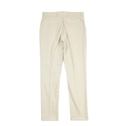 BERWICH “YRETRO LONG-GD” ストレッチコットン ノータックチノパンツ オフホワイト(latte802) 46 | GUARDAROBA MILANO OFFICIAL STORE