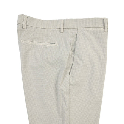 BERWICH “YRETRO LONG-GD” ストレッチコットン ノータックチノパンツ ライトグレー(pomice008) 46 | GUARDAROBA MILANO OFFICIAL STORE