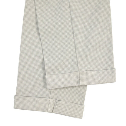 BERWICH “YRETRO LONG-GD” ストレッチコットン ノータックチノパンツ ライトグレー(pomice008) 46 | GUARDAROBA MILANO OFFICIAL STORE