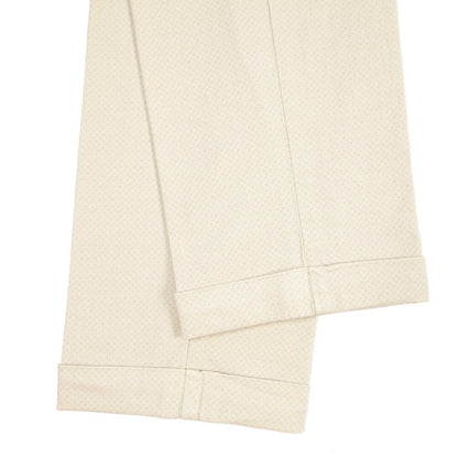 BERWICH “YRETRO LONG-GD” ストレッチコットン ノータックチノパンツ オフホワイト(latte802) 46 | GUARDAROBA MILANO OFFICIAL STORE