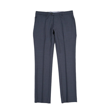 BERWICH “ZIP/1” ヴァージンウール100% ノータックスラックス ネイビー(blue) 50 | GUARDAROBA MILANO OFFICIAL STORE