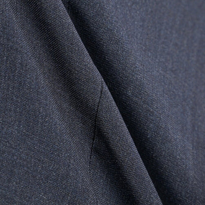 BERWICH “ZIP/1” ヴァージンウール100% ノータックスラックス ネイビー(blue) 50 | GUARDAROBA MILANO OFFICIAL STORE
