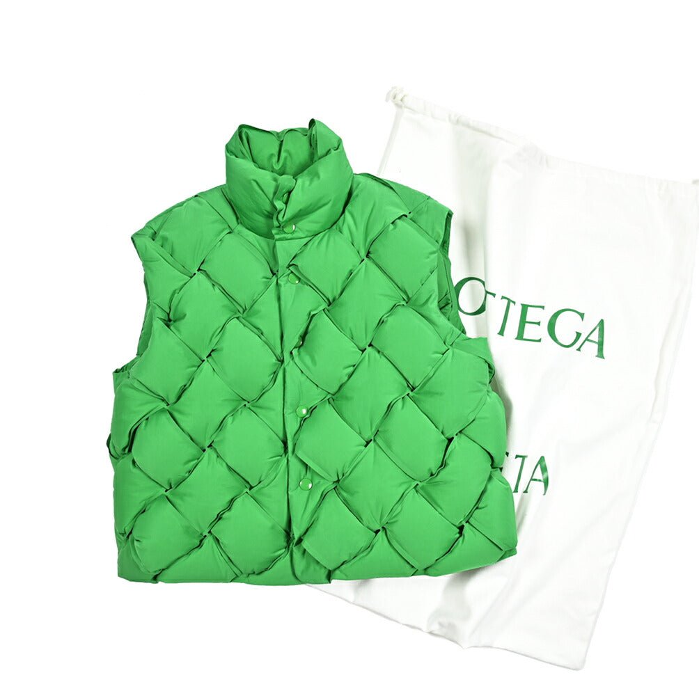 【販売期間前】BOTTEGA VENETA ナイロン100% イントレチャートダウンベスト｜GUARDAROBA MILANO OFFICIAL STORE