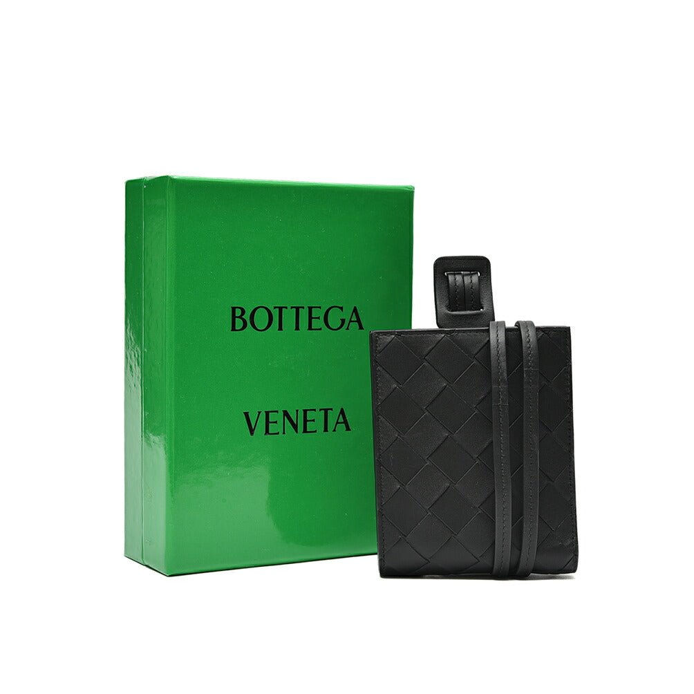 BOTTEGA VENETA イントレチャートレザー ネックウォレット(二つ折り財布)｜GUARDAROBA MILANO OFFICIAL STORE