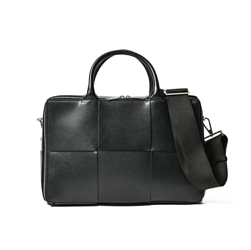 BOTTEGA VENETA "ARCO" カーフレザー100% トートバッグ / インレチャート ブラック 24cm×36cm×7.5cm×29cm×12cm | GUARDAROBA MILANO OFFICIAL STORE