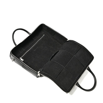 BOTTEGA VENETA "ARCO" カーフレザー100% トートバッグ / インレチャート ブラック 24cm×36cm×7.5cm×29cm×12cm | GUARDAROBA MILANO OFFICIAL STORE