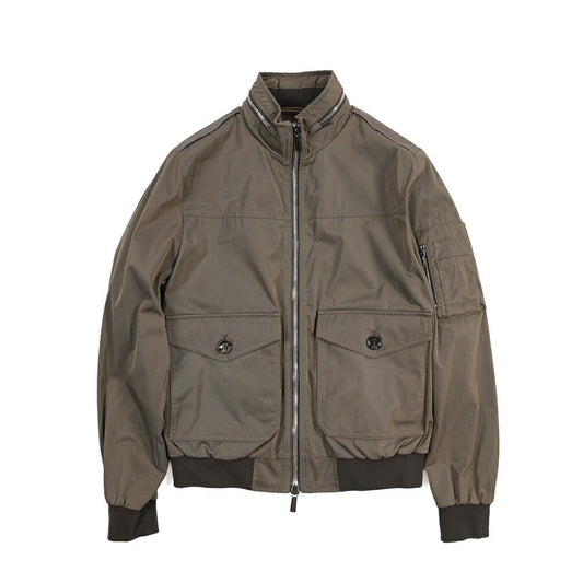 CLEARANCE SALE｜MOORER “AIDEN-WCO” 軽撥水ポリエステル ボンバージャケット ブラウン(BEAVER) 48 | GUARDAROBA MILANO OFFICIAL STORE