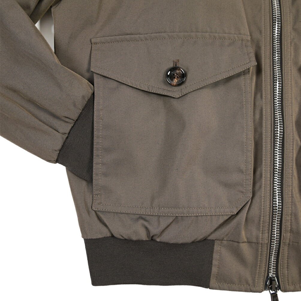 CLEARANCE SALE｜MOORER “AIDEN-WCO” 軽撥水ポリエステル ボンバージャケット ブラウン(BEAVER) 48 | GUARDAROBA MILANO OFFICIAL STORE
