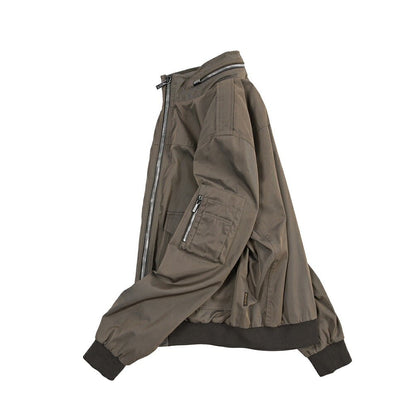 CLEARANCE SALE｜MOORER “AIDEN-WCO” 軽撥水ポリエステル ボンバージャケット ブラウン(BEAVER) 48 | GUARDAROBA MILANO OFFICIAL STORE