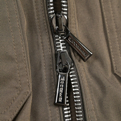 CLEARANCE SALE｜MOORER “AIDEN-WCO” 軽撥水ポリエステル ボンバージャケット ブラウン(BEAVER) 48 | GUARDAROBA MILANO OFFICIAL STORE