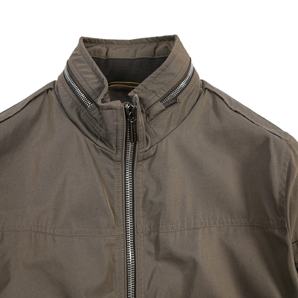 CLEARANCE SALE｜MOORER “AIDEN-WCO” 軽撥水ポリエステル ボンバージャケット ブラウン(BEAVER) 48 | GUARDAROBA MILANO OFFICIAL STORE