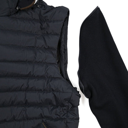 CLEARANCE SALE｜MOORER “ALESSIO-S3L” 高機能ストレッチナイロン 2WAYダウンボンバージャケット ネイビー(DARK BLU) 48 | GUARDAROBA MILANO OFFICIAL STORE
