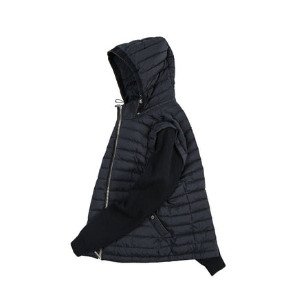 CLEARANCE SALE｜MOORER “ALESSIO-S3L” 高機能ストレッチナイロン 2WAYダウンボンバージャケット ネイビー(DARK BLU) 48 | GUARDAROBA MILANO OFFICIAL STORE