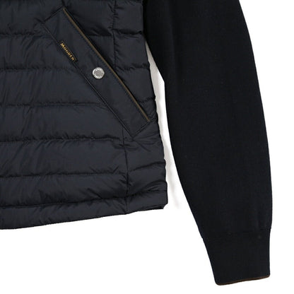 CLEARANCE SALE｜MOORER “ALESSIO-S3L” 高機能ストレッチナイロン 2WAYダウンボンバージャケット ネイビー(DARK BLU) 48 | GUARDAROBA MILANO OFFICIAL STORE
