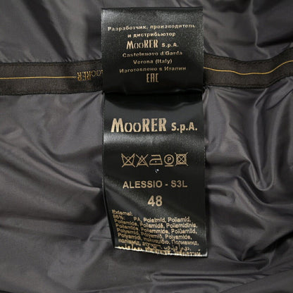 CLEARANCE SALE｜MOORER “ALESSIO-S3L” 高機能ストレッチナイロン 2WAYダウンボンバージャケット ネイビー(DARK BLU) 48 | GUARDAROBA MILANO OFFICIAL STORE