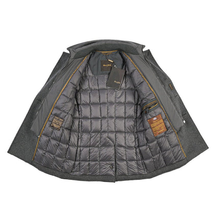 CLEARANCE SALE｜MOORER “BOLGI-LE” カシミヤ混ウール ダウンPコート グレー(LIGHT GREY) 48 | GUARDAROBA MILANO OFFICIAL STORE