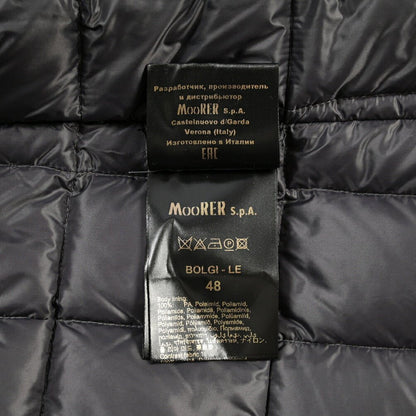 CLEARANCE SALE｜MOORER “BOLGI-LE” カシミヤ混ウール ダウンPコート グレー(LIGHT GREY) 48 | GUARDAROBA MILANO OFFICIAL STORE