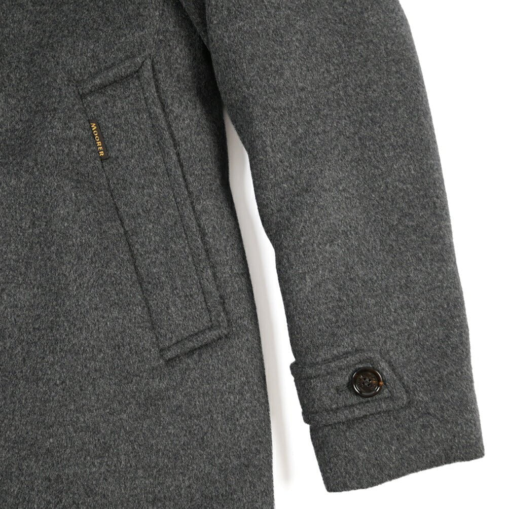 CLEARANCE SALE｜MOORER “BOLGI-LE” カシミヤ混ウール ダウンPコート グレー(LIGHT GREY) 48 | GUARDAROBA MILANO OFFICIAL STORE