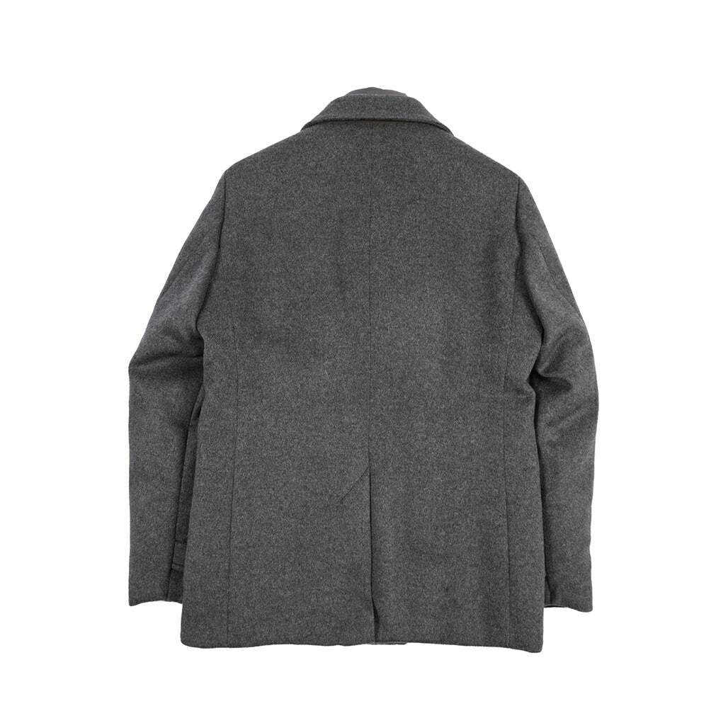 CLEARANCE SALE｜MOORER “BOLGI-LE” カシミヤ混ウール ダウンPコート グレー(LIGHT GREY) 48 | GUARDAROBA MILANO OFFICIAL STORE