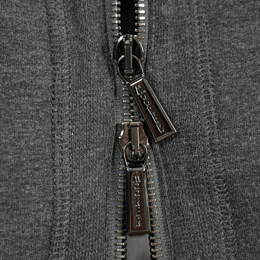 CLEARANCE SALE｜MOORER “CHIRICO-S3F” 異素材コンビ フード付きダウンジャケット グレー(ANTRACITE) 44 | GUARDAROBA MILANO OFFICIAL STORE