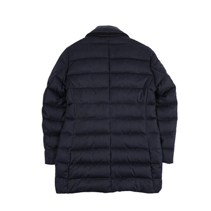 CLEARANCE SALE｜MOORER “COSTANZO-LS9” カシミヤ混ウール 着脱可能フロントライナー付きダウンコート ネイビー(NAVY) 48 | GUARDAROBA MILANO OFFICIAL STORE