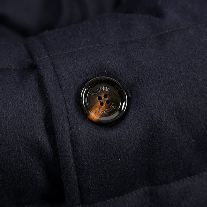 CLEARANCE SALE｜MOORER “COSTANZO-LS9” カシミヤ混ウール 着脱可能フロントライナー付きダウンコート ネイビー(NAVY) 48 | GUARDAROBA MILANO OFFICIAL STORE