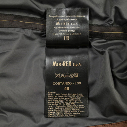 CLEARANCE SALE｜MOORER “COSTANZO-LS9” カシミヤ混ウール 着脱可能フロントライナー付きダウンコート ネイビー(NAVY) 48 | GUARDAROBA MILANO OFFICIAL STORE