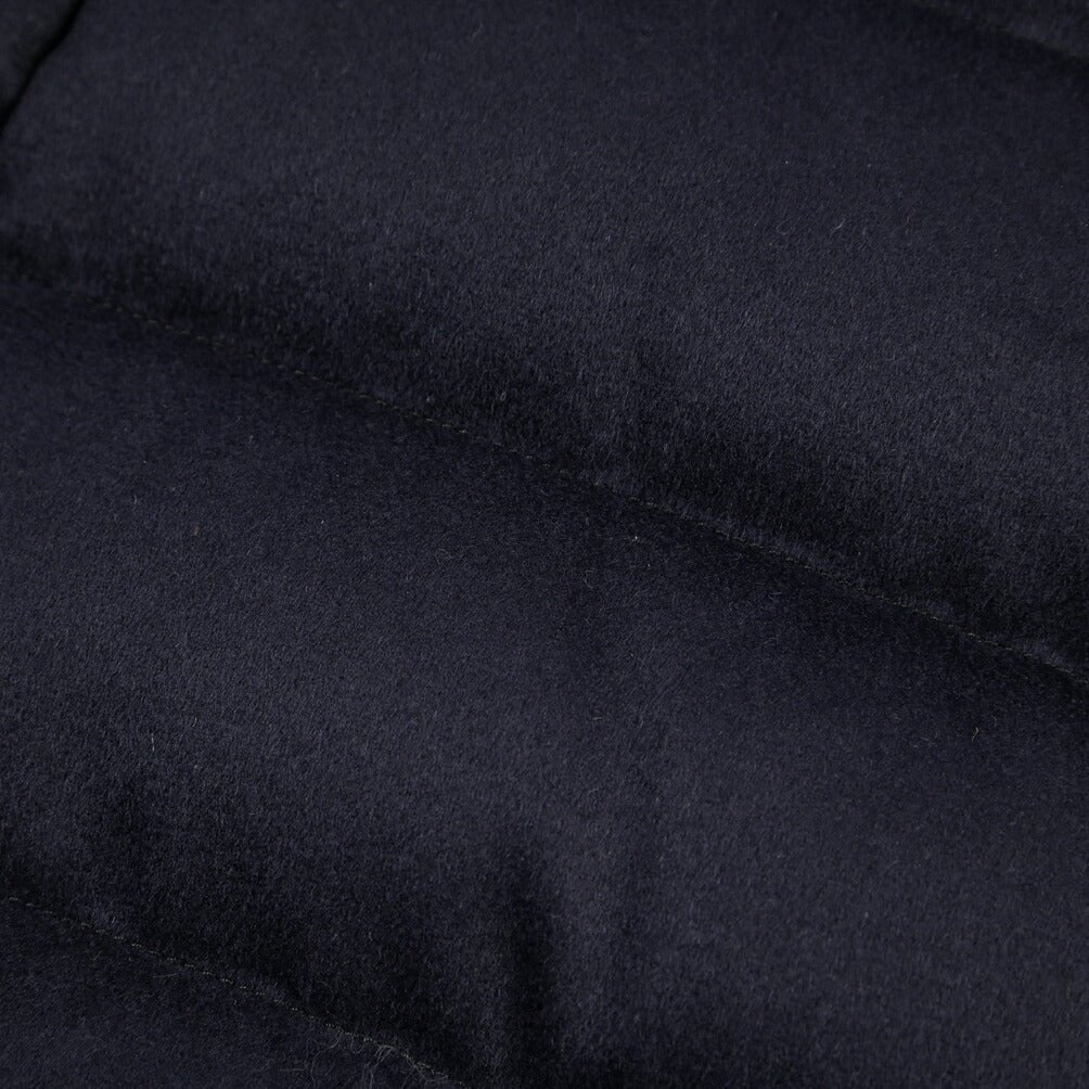 CLEARANCE SALE｜MOORER “COSTANZO-LS9” カシミヤ混ウール 着脱可能フロントライナー付きダウンコート ネイビー(NAVY) 48 | GUARDAROBA MILANO OFFICIAL STORE