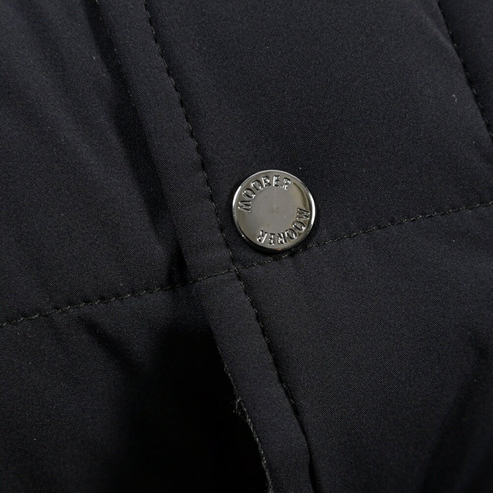 CLEARANCE SALE｜MOORER “CRAIG-KN” 高機能ストレッチナイロン フード付きダウンジャケット / ACQUA RESISTANT (撥水) ネイビー(DARK BLU) 46 | GUARDAROBA MILANO OFFICIAL STORE