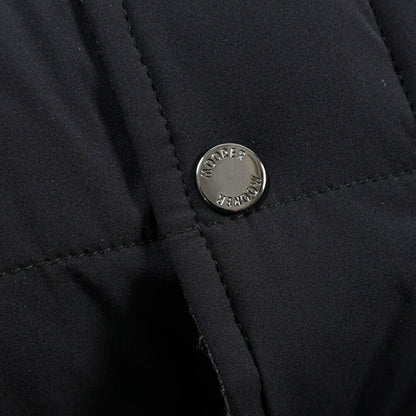 CLEARANCE SALE｜MOORER “CRAIG-KN” 高機能ストレッチナイロン フード付きダウンジャケット / ACQUA RESISTANT (撥水) ネイビー(DARK BLU) 46 | GUARDAROBA MILANO OFFICIAL STORE