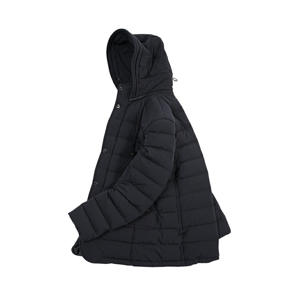CLEARANCE SALE｜MOORER “CRAIG-KN” 高機能ストレッチナイロン フード付きダウンジャケット / ACQUA RESISTANT (撥水) ネイビー(DARK BLU) 46 | GUARDAROBA MILANO OFFICIAL STORE