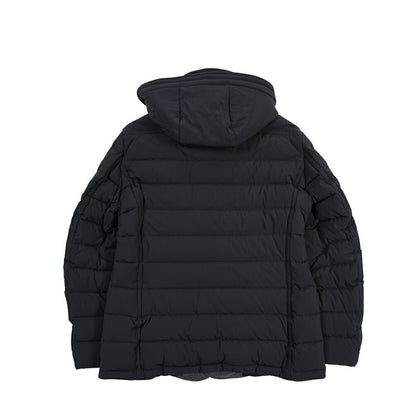CLEARANCE SALE｜MOORER “CRAIG-KN” 高機能ストレッチナイロン フード付きダウンジャケット / ACQUA RESISTANT (撥水) ネイビー(DARK BLU) 46 | GUARDAROBA MILANO OFFICIAL STORE