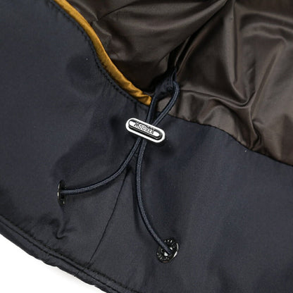 CLEARANCE SALE｜MOORER “EURICO-S3C” 高機能ストレッチナイロン フード付きダウンジャケット / ACQUA RESISTANT (撥水) ネイビー(DARK BLU) 46 | GUARDAROBA MILANO OFFICIAL STORE