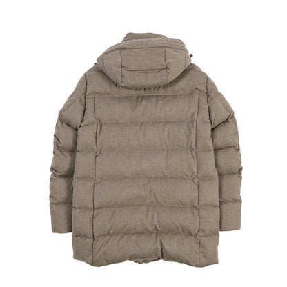 CLEARANCE SALE｜MOORER “GORNER-IL” カシミヤ100% フード付きダウンコート ライトブラウン(NUT) 48 | GUARDAROBA MILANO OFFICIAL STORE