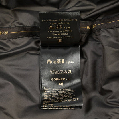 CLEARANCE SALE｜MOORER “GORNER-IL” カシミヤ100% フード付きダウンコート ライトブラウン(NUT) 48 | GUARDAROBA MILANO OFFICIAL STORE