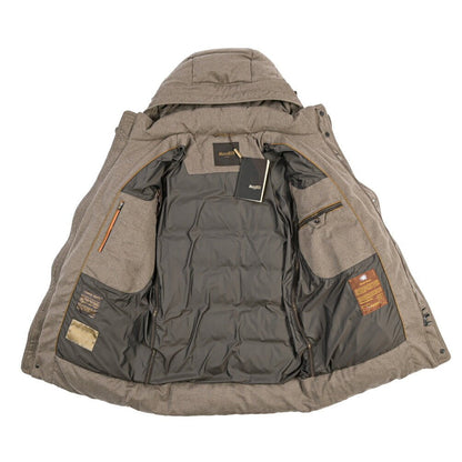 CLEARANCE SALE｜MOORER “GORNER-IL” カシミヤ100% フード付きダウンコート ライトブラウン(NUT) 48 | GUARDAROBA MILANO OFFICIAL STORE
