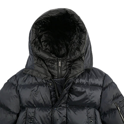 CLEARANCE SALE｜MOORER “GRIMA-SH” ナイロン100% フード付きダウンコート ネイビー(BLU) 50 | GUARDAROBA MILANO OFFICIAL STORE