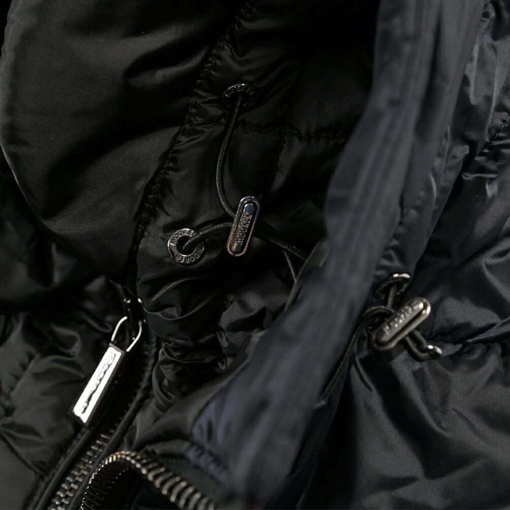 CLEARANCE SALE｜MOORER “GRIMA-SH” ナイロン100% フード付きダウンコート ネイビー(BLU) 50 | GUARDAROBA MILANO OFFICIAL STORE
