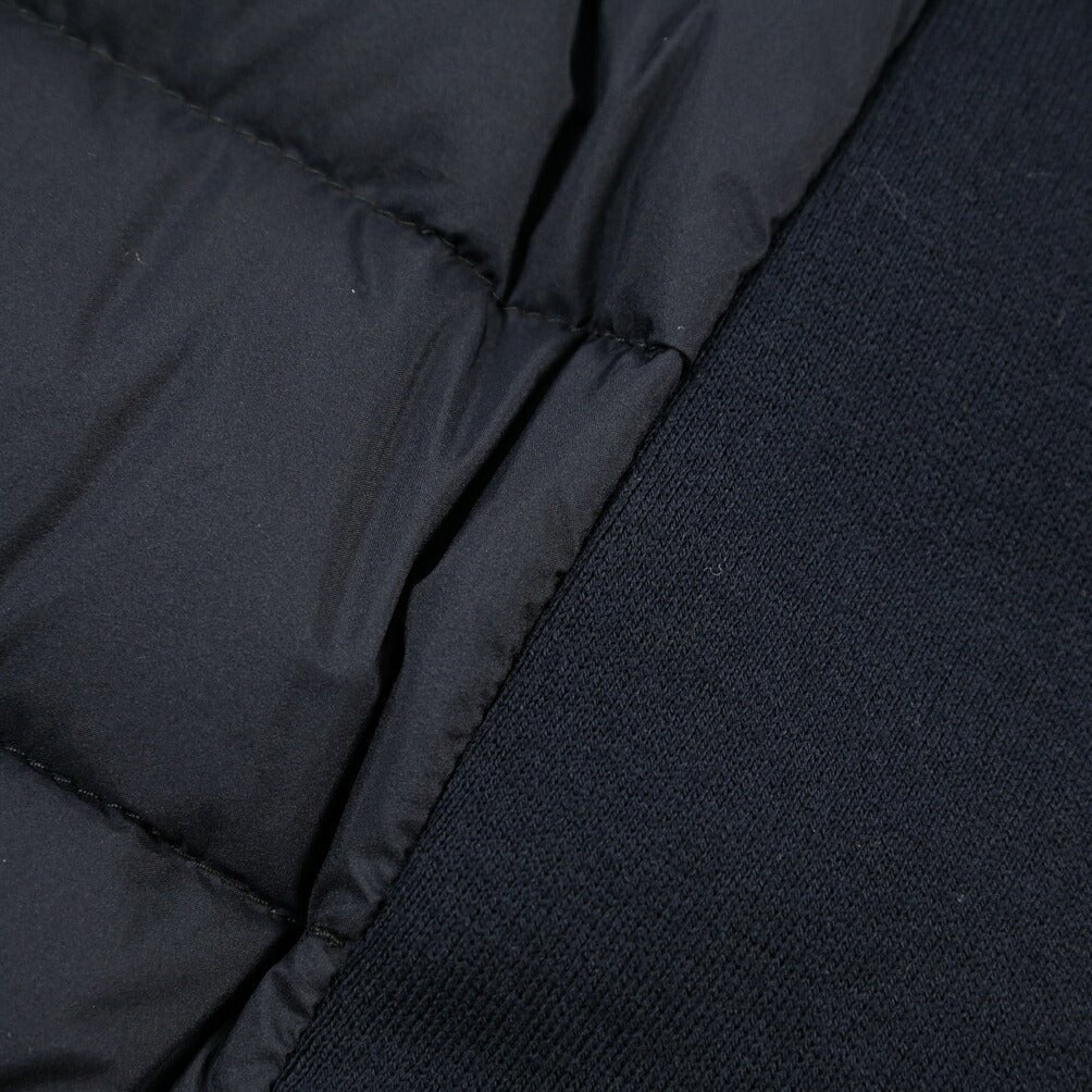 CLEARANCE SALE｜MOORER “LANZI-S3Z” 異素材コンビ スタンドカラーダウンジャケット ネイビー(DARK BLU) 46 | GUARDAROBA MILANO OFFICIAL STORE