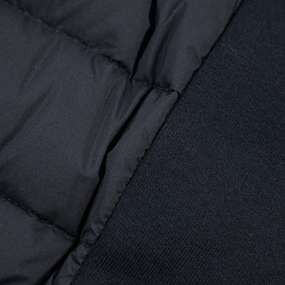 CLEARANCE SALE｜MOORER “LANZI-S3Z” 異素材コンビ スタンドカラーダウンジャケット ネイビー(DARK BLU) 46 | GUARDAROBA MILANO OFFICIAL STORE