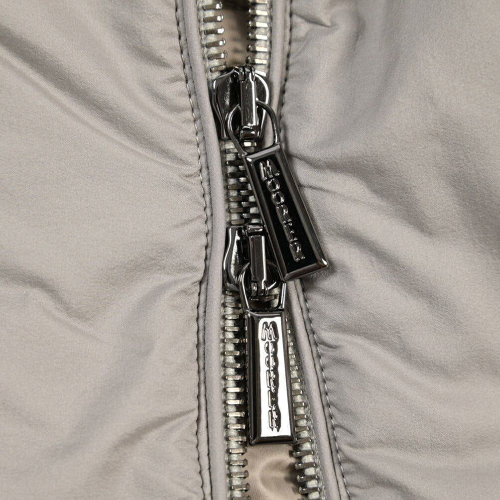 CLEARANCE SALE｜MOORER “MASSIMO-S3Z” ニットコンビ フード付きダウンジャケット グレー(PEARL) 44 | GUARDAROBA MILANO OFFICIAL STORE