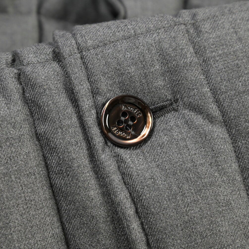 CLEARANCE SALE｜MOORER “MORRIS-CL” カシミヤ100% 立襟ファー付ダウンジャケット グレー(GRIGIO) 48 | GUARDAROBA MILANO OFFICIAL STORE