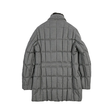 CLEARANCE SALE｜MOORER “MORRIS-CL” カシミヤ100% 立襟ファー付ダウンジャケット グレー(GRIGIO) 48 | GUARDAROBA MILANO OFFICIAL STORE